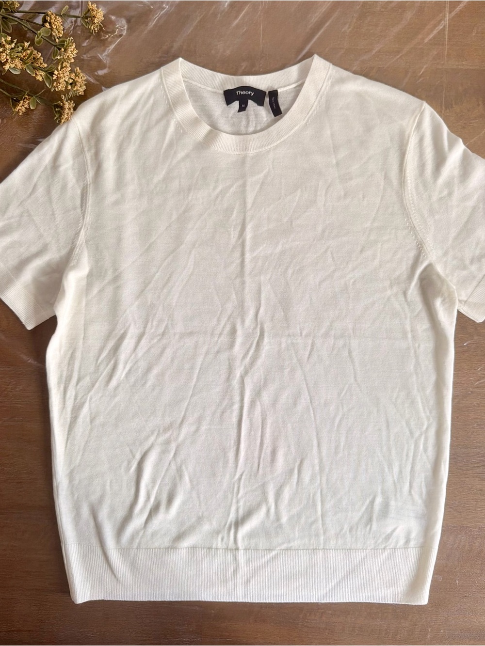 Theory - Womens Short-Sleeve Crewneck Top